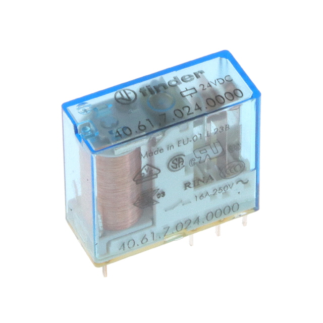 40.61.7.024.0000 Finder Relays, Inc.  Relais de puissance de plus de 2 ampères